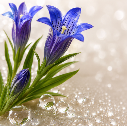 Gentiana scabra