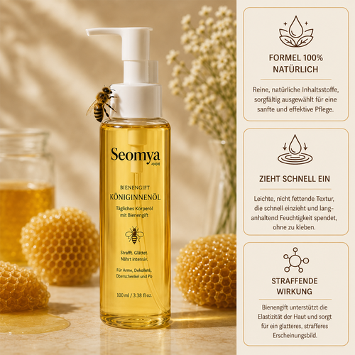 KÖNIGINNENÖL - Körperöl mit Bienengift